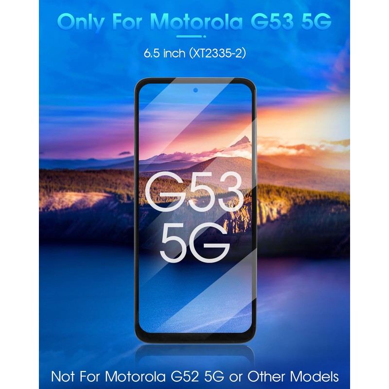 ARSSLY LCD Display for Motorola G53 5G Screen for Moto