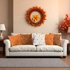 Vfuty Fall Accent Pillow Cover 20x20 Set of 2 Beige