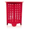 Zeal G231R Cutlery Drainer/Utensil Pot, Melamine, Red, 14 x 14