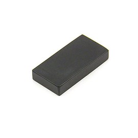 Black Epoxy Coated N42 Neodymium Magnet for Arts, Crafts, Model Making, DIY, Hobbies, Office and Home - 30mm x 15mm x 5mm thick - 10.1kg Pull - Pack of 10