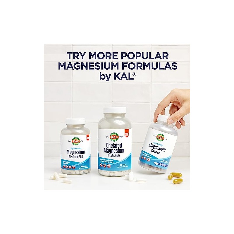 KAL - Magnesium Orotate, 200 mg, 60 tablets