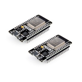 ELEGOO ESP32 Development Board Micro USB 2.4GHz Dual Mode WiFi+Bluetooth Dual Core Microcontroller for Arduino IDE Support AP/STA/AP+STA, CP2102 Chip, Pack of 2