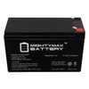 Battery REPL. LEOCH DJW12-7 12V 7AH .187 INCH FASTON