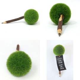 Spice of Life QABY4020 Ballpoint Pen, Botanical, Moth Ball, Diameter 2.8 inches (7 cm), Height 8.3 inches (21 cm)