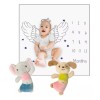 DaraBaby Kit Recien Nacidos Manta Bebés Para Foto Con 2