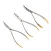 3pcs Dental Residual Teeth Fragments Extraction Pliers Stainless Steel Residual