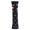 MeMoi Happy Challah Days Holiday Crew - Calcetines, Denim Heather