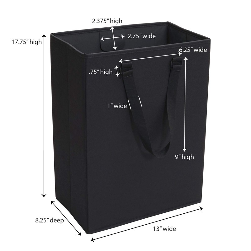 Household Essentials The Recycler Bag, Compact Recycling Center, 600D Polyester