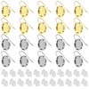 120Pcs 12mm Blank Bezel Earrings Setting,Earrings Wire Hooks Stud Earring
