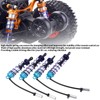 4PCS RC Shock Absorber Set Oil Adjustable Front Rear Damper