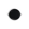 La Valenciana 10 cm Enameled Steel Paella Pan, Black