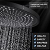 Rain Shower Head 26CM Rainfall Shower Head Overhead Replacement, Fixed