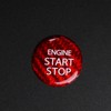 KUNGKIC Carbon Fibre Car Engine Start Stop Switch Ignition Switch