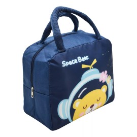 Lluvia Lonchera Térmica Ositos Estampada Azul Ll23lbm029 Lluvia Color Azul Marino Liso/estampado