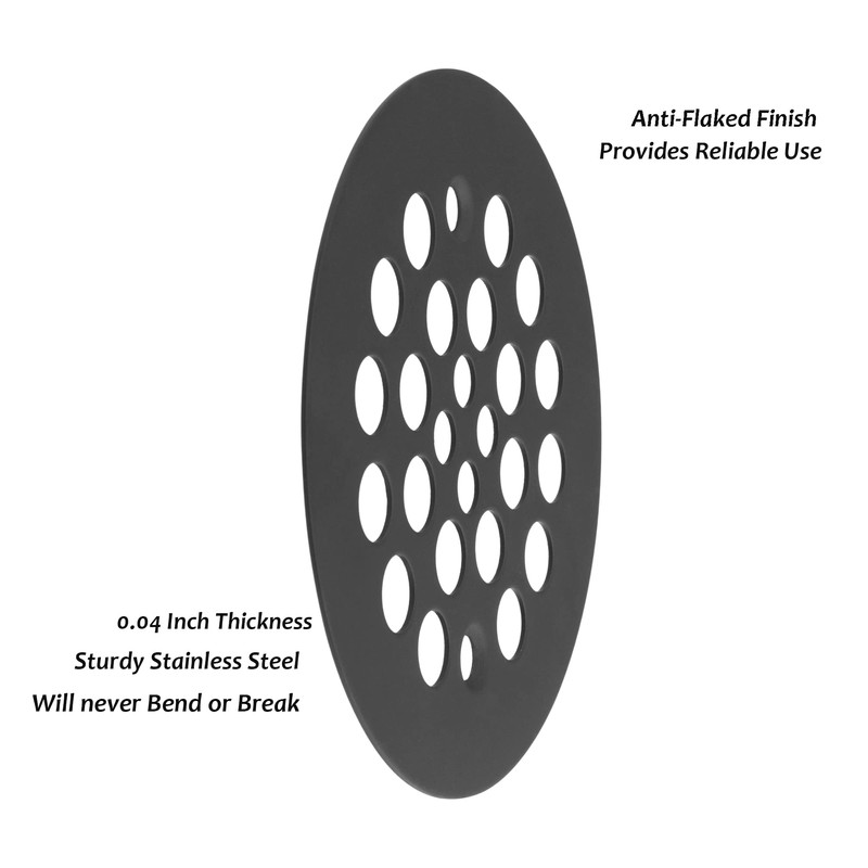 Artiwell 4-1/4“ Shower Strainer Drain Trim Set, Screw-in Shower Strainer