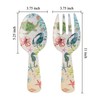 UPware 2-Piece 10.75 Inch Melamine Salad Server/Utensil. Includes Salad Spoon