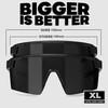 WISTON XL Z87 Sunglasses for Big Wide Heads Men Women,TR90