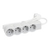 LEGRAND, Flat Power Strip, 4-Way Socket, Multiple Socket, 5 Metre