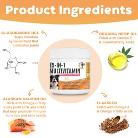 Daily Pet Care Supplements For Dogs | Dog Vitamin Chews for Immune System, Dog Joint, Dog Coat, Dog Digestive Care, Probiotics for Dogs | Dog Multivitamins Treats