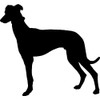 Azeeda A8 'Greyhound Silhouette' Unmounted Rubber Stamp (RS00028116)