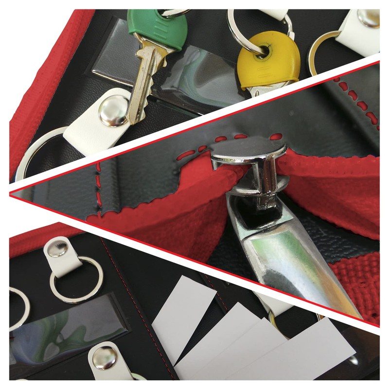 ZENKI - Portable Key Organizer - Waterproof Zipper Pocket -