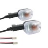 SPNUVR 2Pcs Rear Motorcycle turn signals Winker Indicators light for