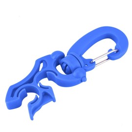 Pwshymi Sportinggoods Diving Clip Diving Double BCD Hose Holder Clip (Blue)