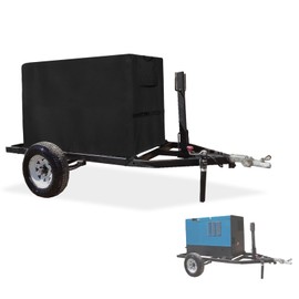 Engine Driven Welder Cover,Heavy Duty 600D Waterproof Welder Machine Cover for Big Blue 400/600 Pro Towable Arc Welder .(37"Hx28"Wx63"D)