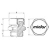 Mintor Hydraulic Breather Plug TSS3M, Steel, 18mm x 1.5mm, Relief