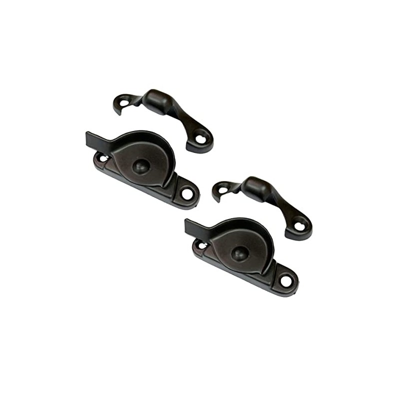 QCAA Zinc Die Cast Window Sash Lock, 2-7/16", Oil Rubbed