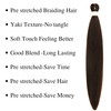 Boho Braiding Hair Pre stretched Brown Boho Curly Deep Wave