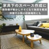 [TKY] 4 Piece Set (6 cm) Bed Kotatsu Table Cabinet