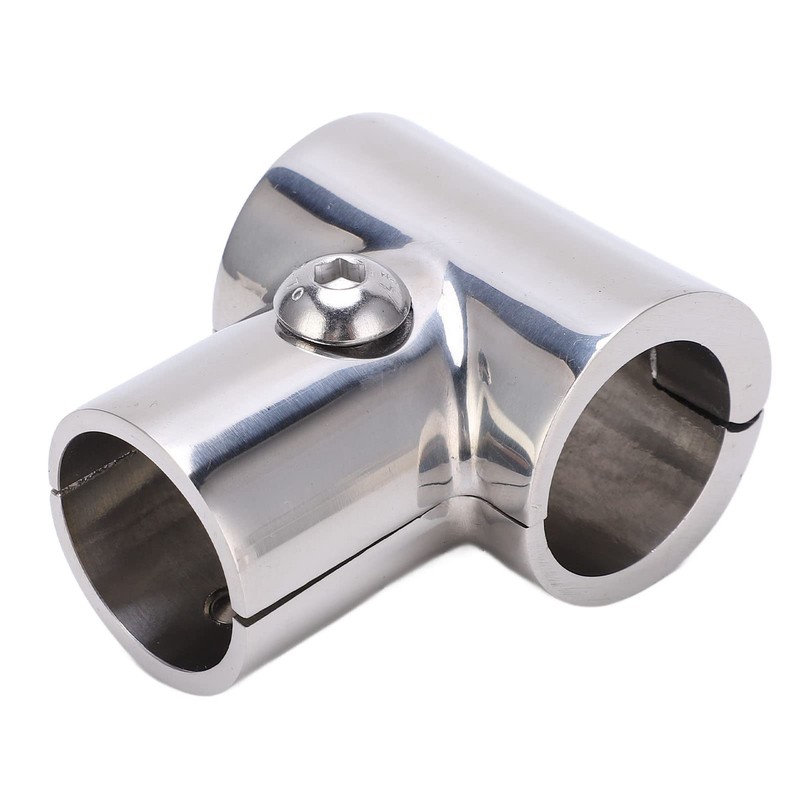 90° T Tee Tube Pipe Connector 1in/25.4mm ID Separable Stainless
