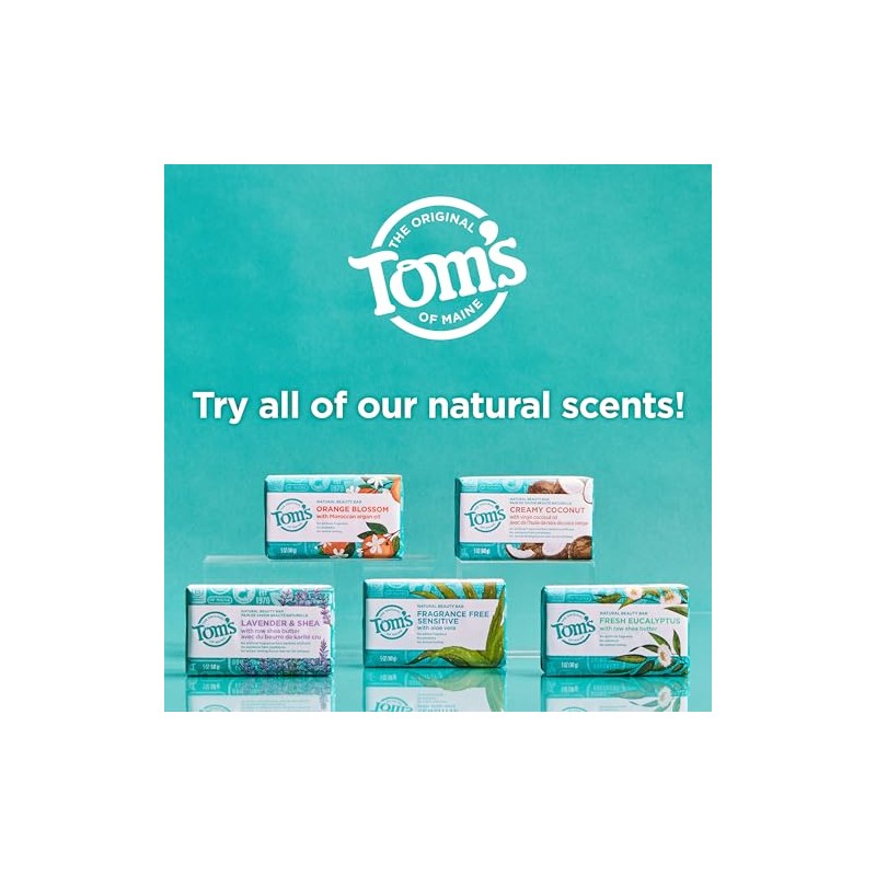 Tom's of Maine Natural Beauty Bar Soap with Aloe Vera,