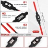 Leriton 2 Pcs Adjustable Tap Wrench Handle Round Die Stock