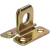 KOTARBAU® Hasp 130 mm with Padlock Yellow Galvanised Padlock Bolt