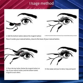 Distinctive False Eyelashes With Natural Biomimetic Feeling Less Prone To Warping Side Fiber Non Stick Eyelashes Cosy, KS01-4