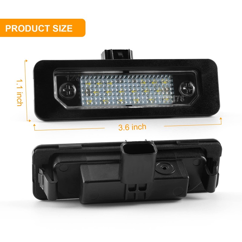 NEIFILES LED License Plate Light Tag Light Compatible with Ford