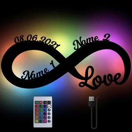 USB Colour Changing Love Gift Beautiful Romantic Gifts Love for Valentine's Day Wedding Engagement Birthday Anniversary for Wife Husband Boyfriend Girlfriend Couples Men Women The Best Partner