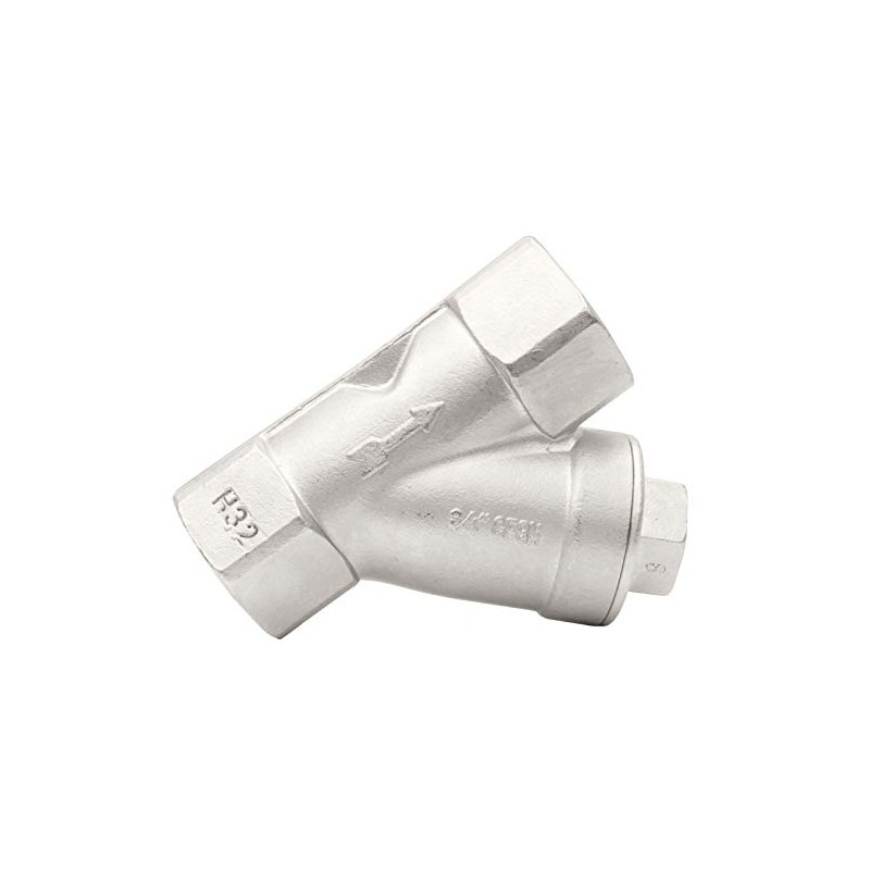 DuraChoice 1/4" Stainless Steel Y-Strainer - 800WOG, FxF NPT 100mc