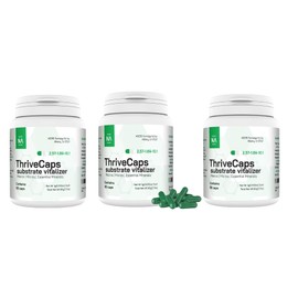 ThriveCaps | Aquarium Root Tab/Caps | NA Premium Root Caps 60 Count(1 gram Each) (3x60ct Jars)