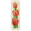 Vervaco Bookmark Cross Stitch Set Flowers Set of 2 Counted
