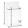 DIN Lang Wall Brochure Holder / Flyer Holder in Portrait