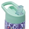 Smash Water Bottle 450ml - Hearts, Purple