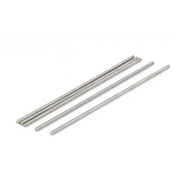 sourcingmap M4 x 160mm 0.7mm Pitch 304 Stainless Steel Fully Threaded Rod Bars 5 Pcs