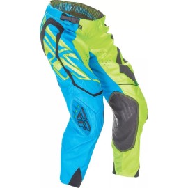 Fly Racing NOS FLY RACING 369-23136 EVO SWITCHBACK PANTS YELLOW AQUA BLACK MENS SIZE 36