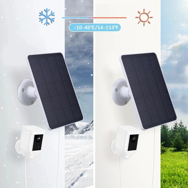 Solar Panel Charger Ring Spotlight Stick Up Camera Doorbell Solar