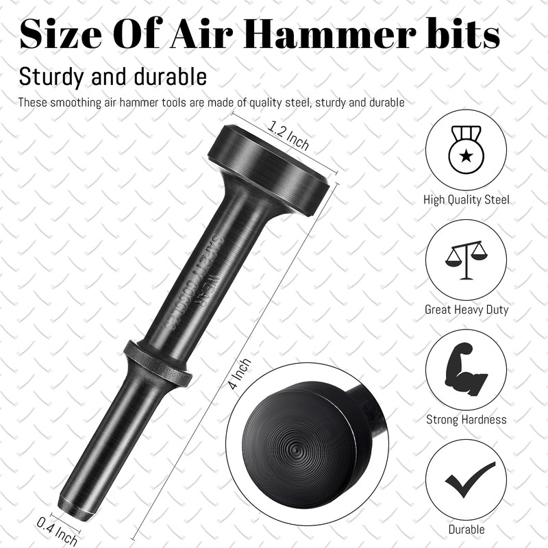 Mudder Smoothing Hammer attachments Tool Pneumatic Hammer Bit Pneumatic Chisel