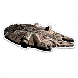 Bargain Max Decals Millenium Inspired Falcon Ship Window Laptop Car Sticker 6"