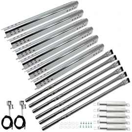 DG276 Replacement for Charbroil Performance 6 Burner 463276517, 463276617, 466245917, 463238218, 463277918, 463244819, 463274619, 463274819, G470-5200-W1 Burner, G470-0004-W1A Heat Plates